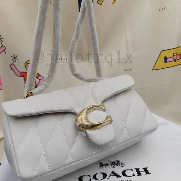 🎶🎶coach tabby shoulder bag 26 with quilting - Picture 10 of 11